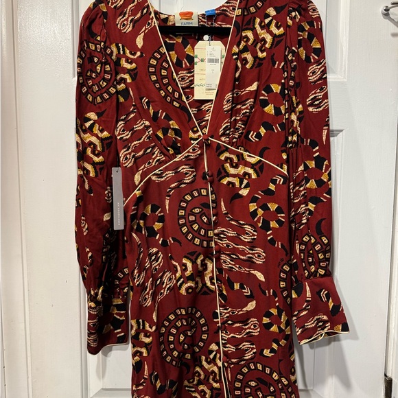 FARM Rio Anthropologie V Neck Mini Dress - Picture 5 of 7